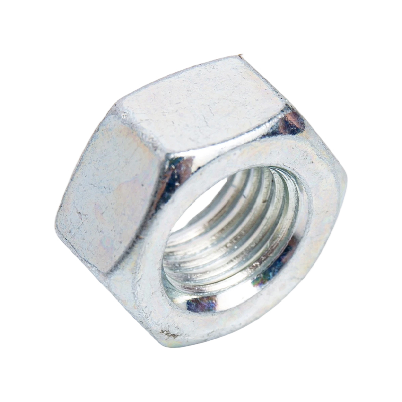 Tuerca hexagonal de acero al carbono con cierre de tres puntos, tuerca hexagonal externa, tornillo de bloqueo de grado 4.8