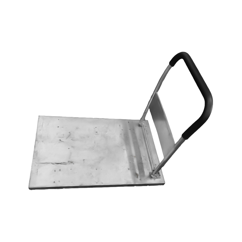 Carro de mano de placa de acero de alta resistencia Camión de mano de carga Carro de plataforma plana portátil Carro plegable tirado a mano Remolque de plataforma de uso doméstico