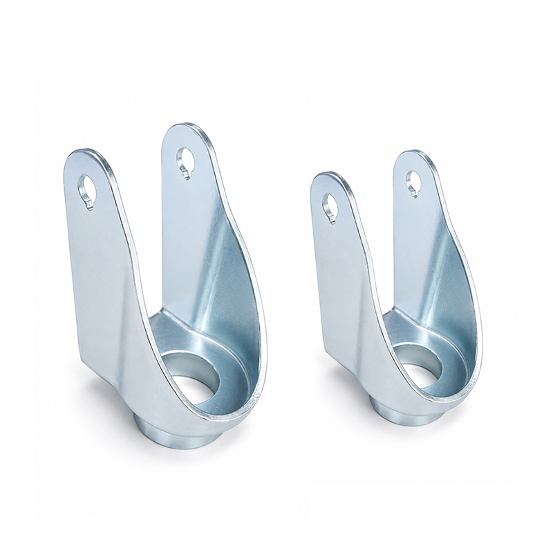 Soporte de horquilla con ruedas de acero al carbono galvanizado para ruedas de 3/4/5 pulgadas