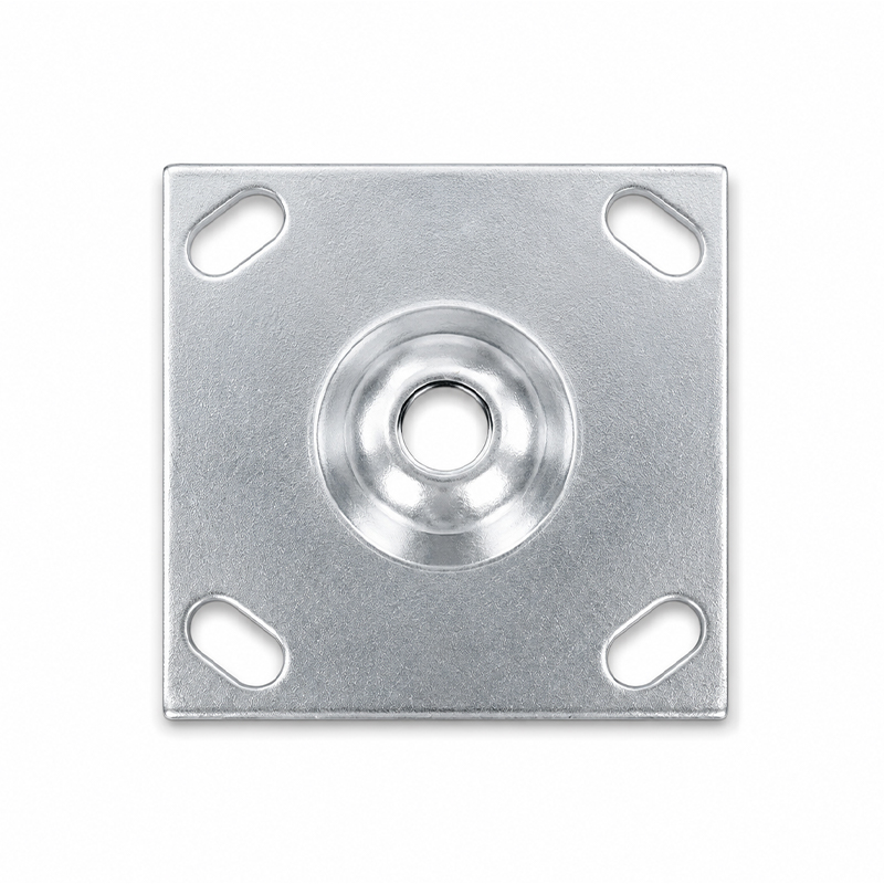 Placa de montaje de ruedas de acero al carbono galvanizada