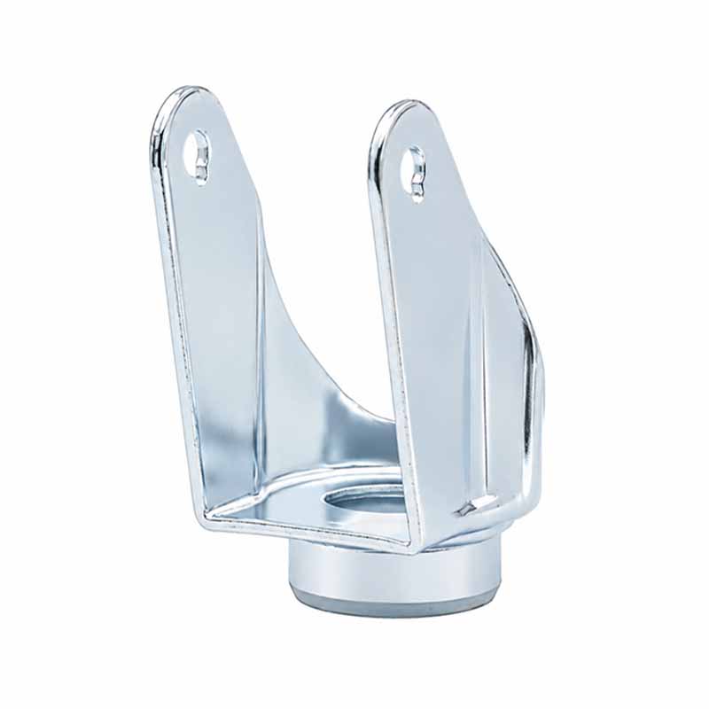 Soporte de montaje de acero al carbono en forma de U galvanizado para ruedas y equipos